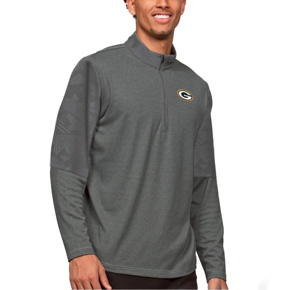 NFL • Green Bay Packers Quarter-Zip Pullover Team Apparel Packers Primary Logo - Picture 2 of 5